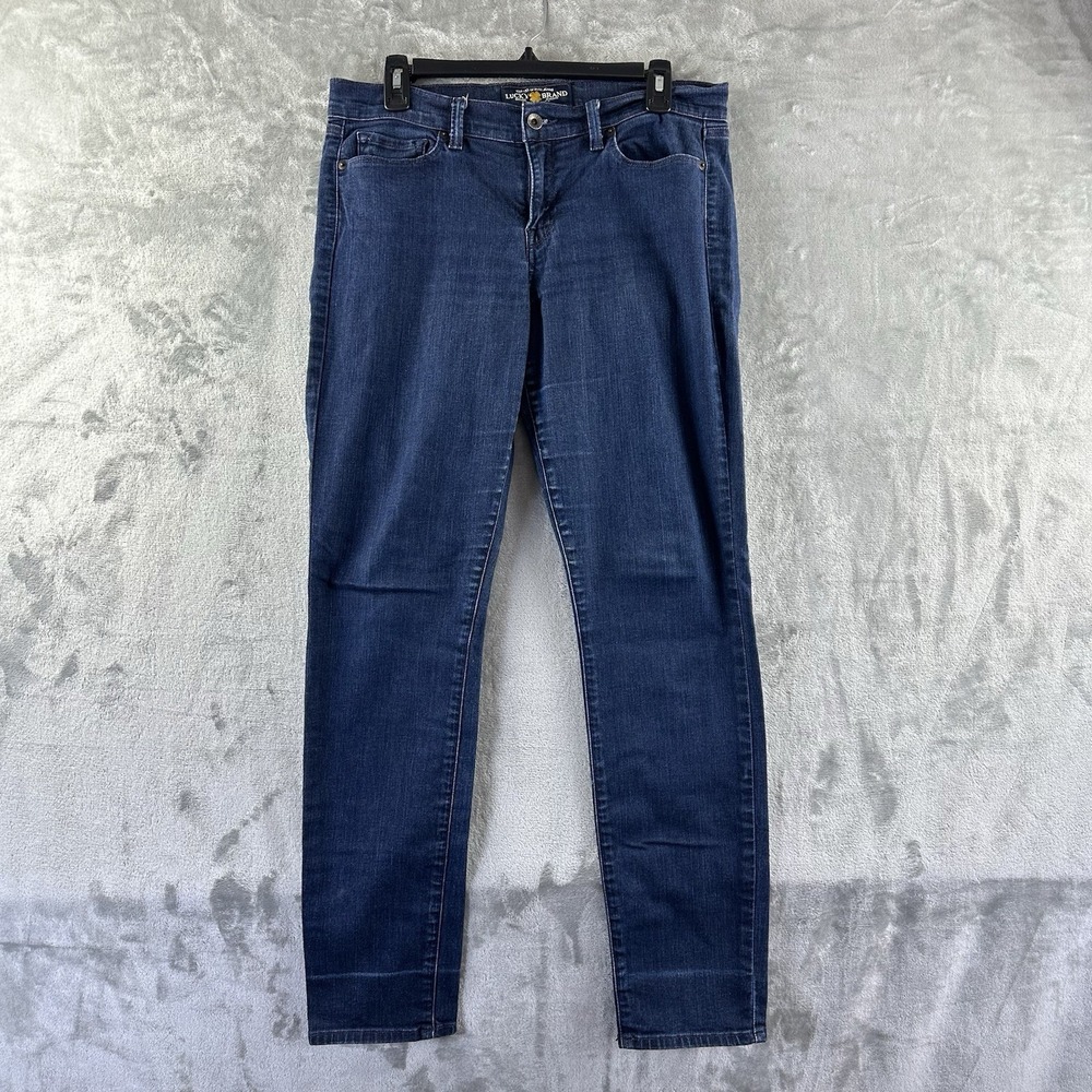 Lucky Brand Sofia Skinny Jeans Women's 12 Medium Wash